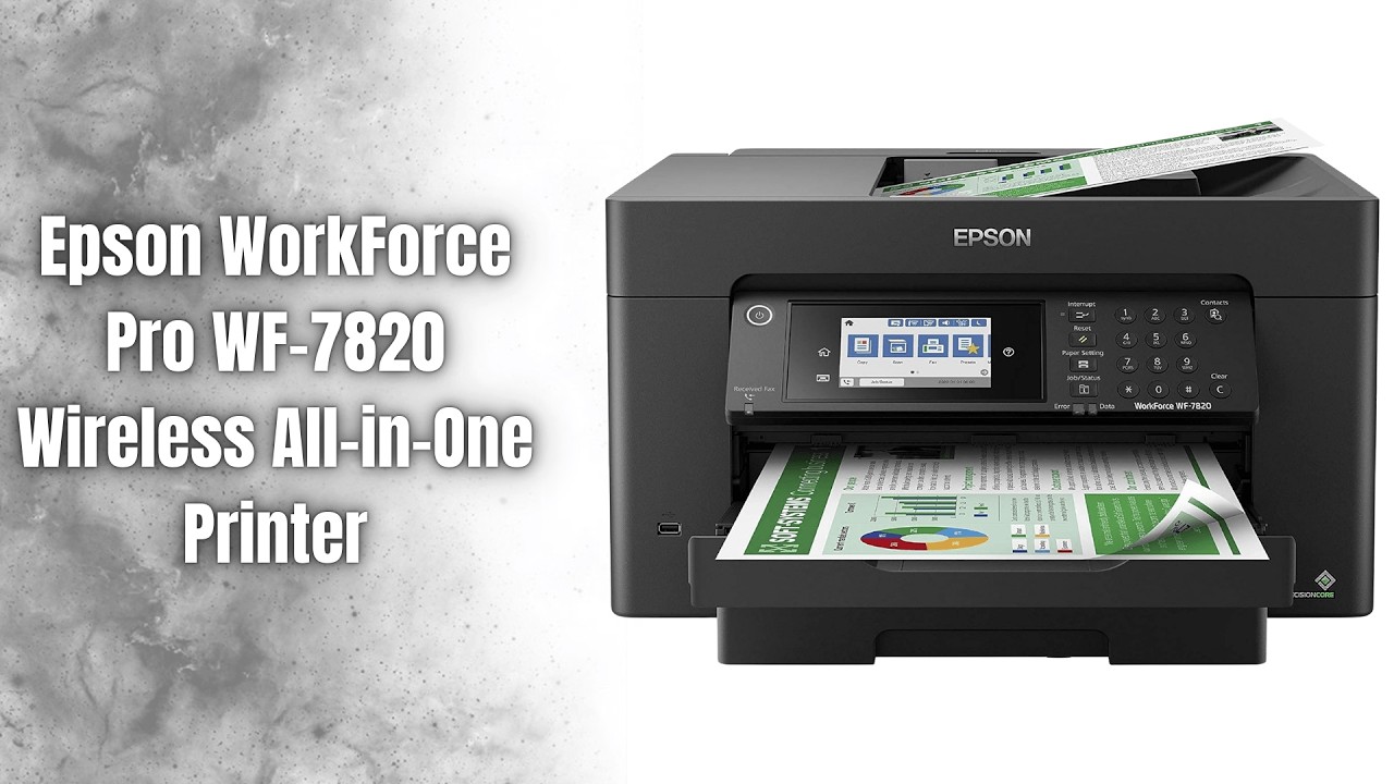 Обзор принтера Epson WorkForce Pro WF-7820 | Широкоформатный принтер 13x19 для офиса и бизнеса!