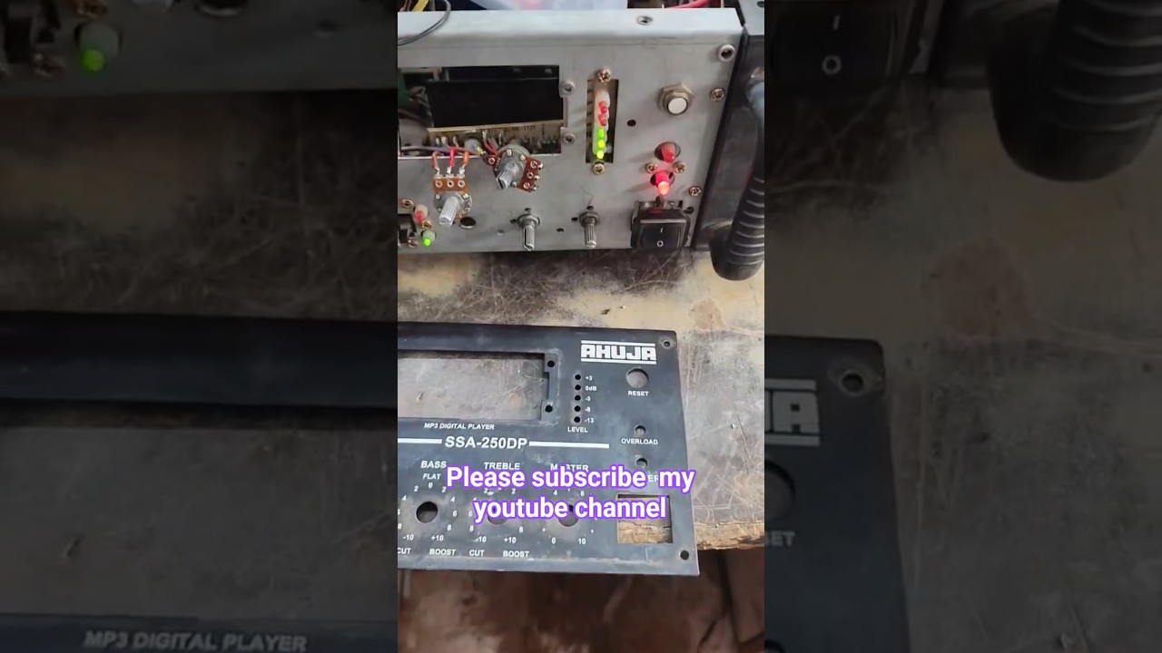 Amplifier repair and speaker 