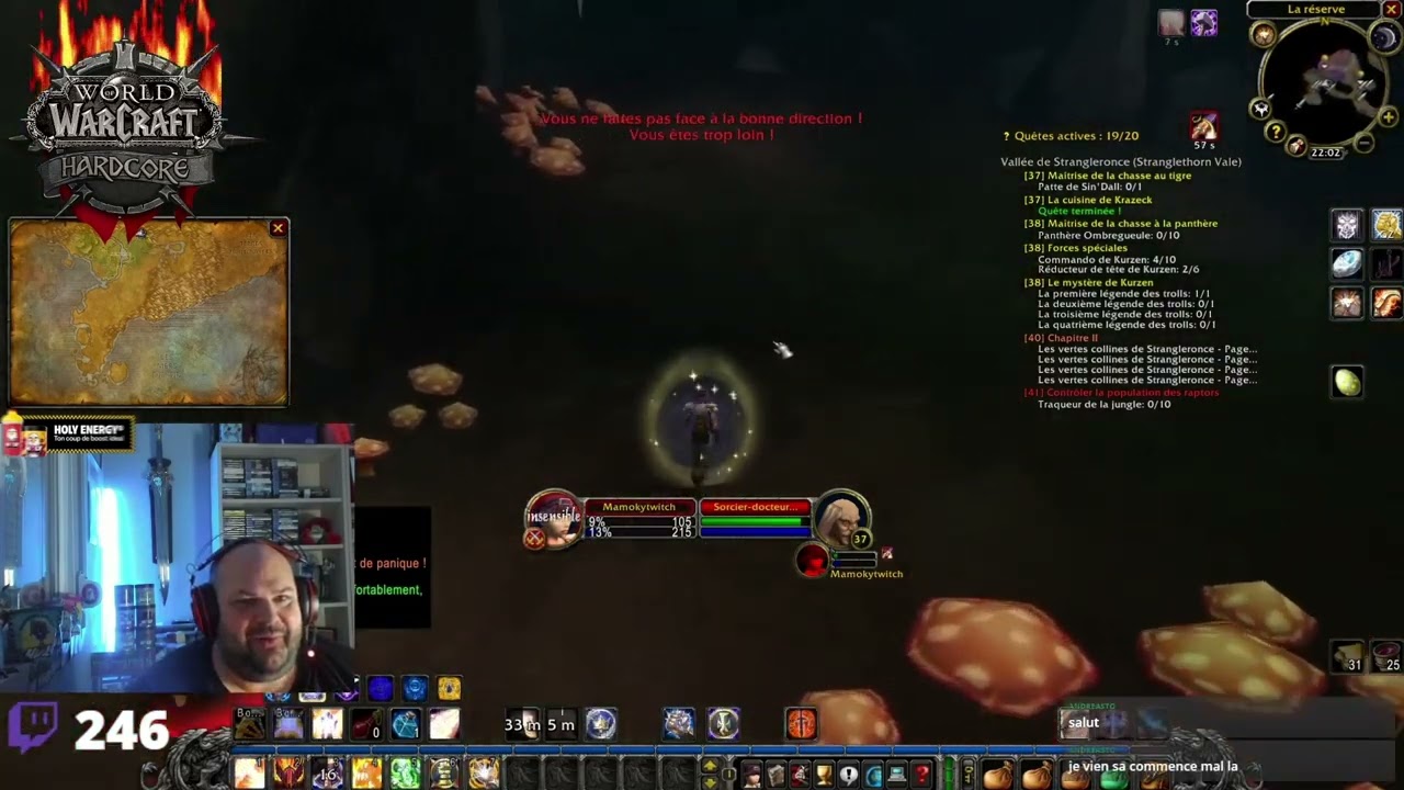 Mamoky dies in Stranglethorn / Mamoky meurt à Strangleronce