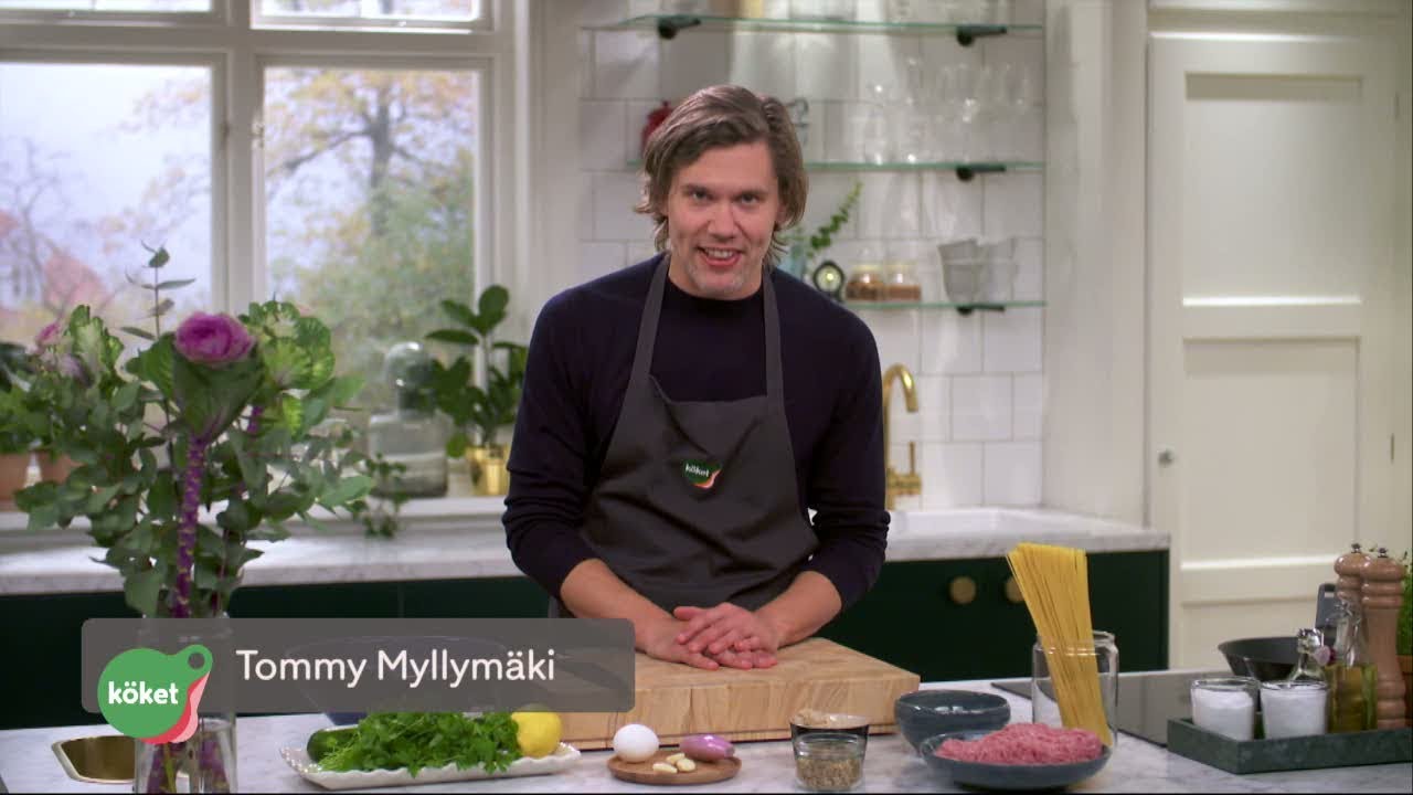 Kycklingköttbullar med zucchini och citron - Köket