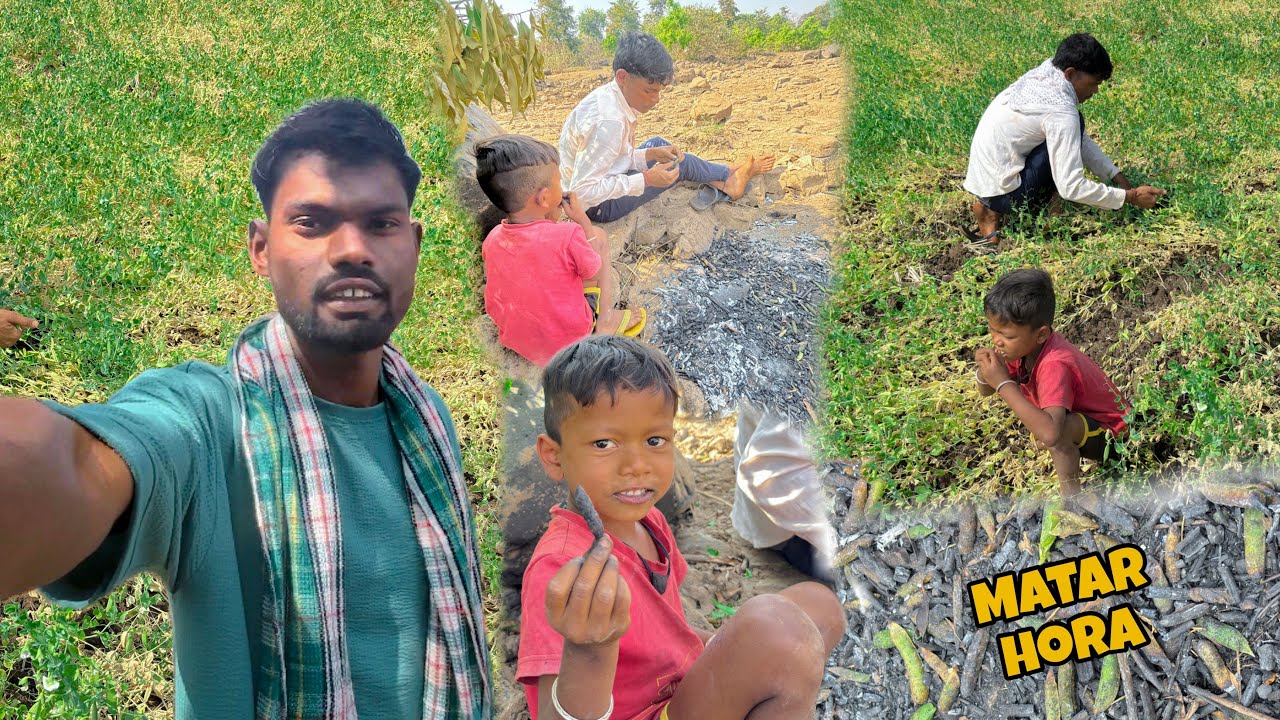 Hum aa gaye matar ke khet mein ab maza aayega! 