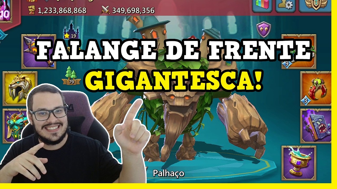 ESSE ALVO TINHA MUITA TROPA! Lords Mobile