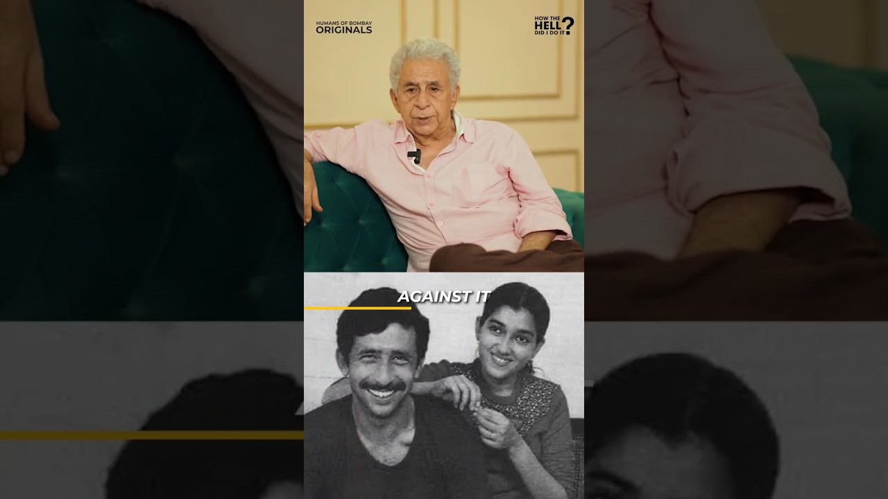 Ratna stood by me through thick & thin | Naseeruddin Shah | Ratna Pathak #shorts #bollywood #love