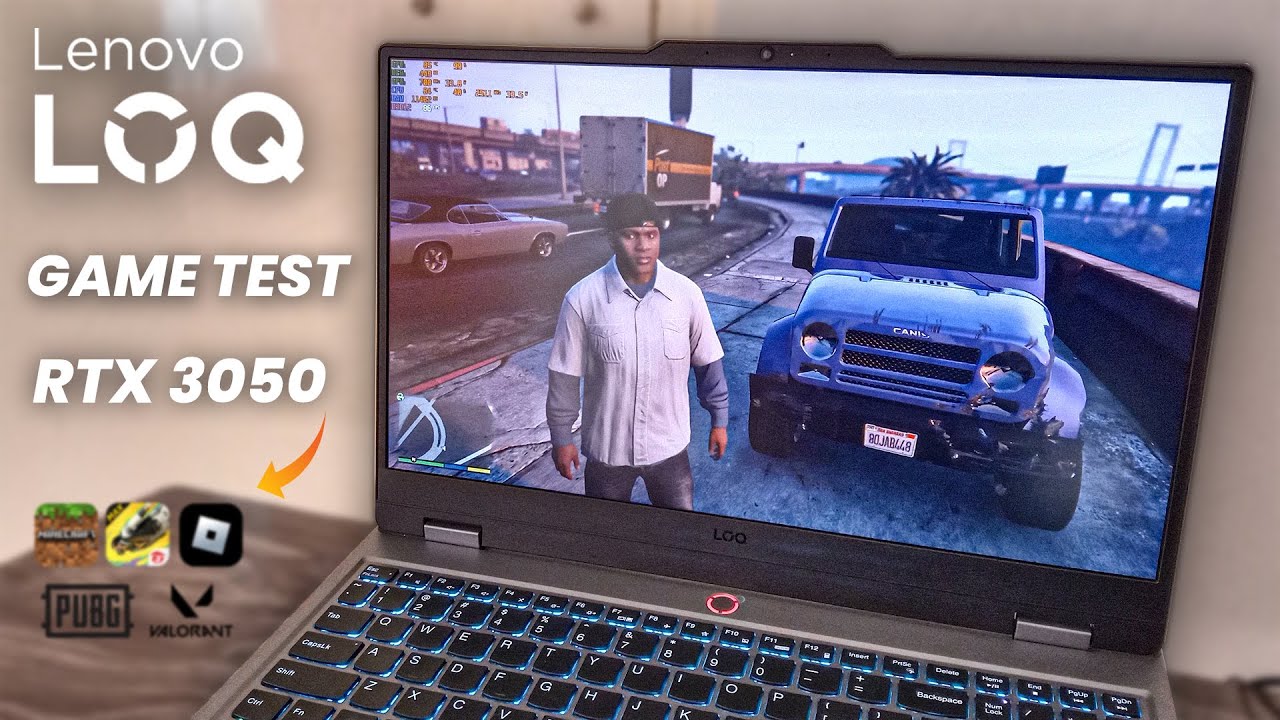 Can Lenovo LOQ Run These Games? | i5 13th Gen RTX 3050 | GTA 5 | PUBG | Valorant | Anand Plays