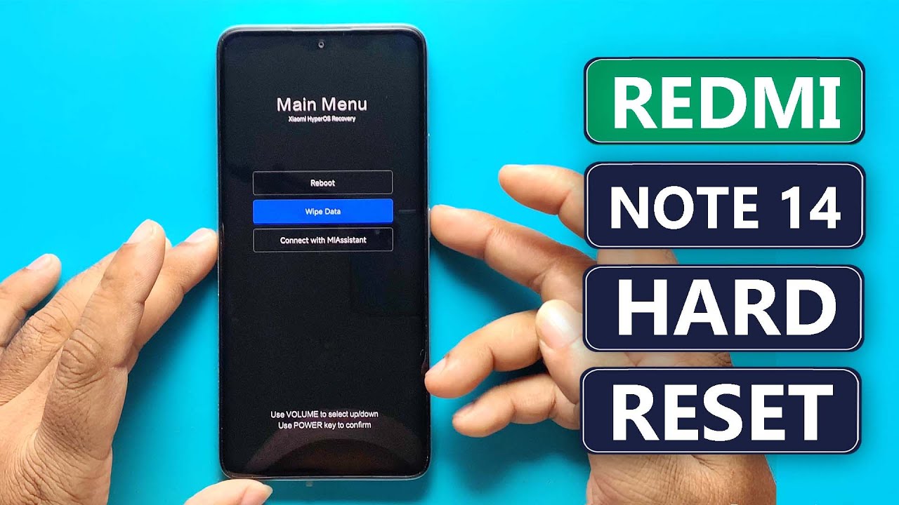 How to Redmi Note 14 Hard Reset | Redmi Note 14 Factory Reset