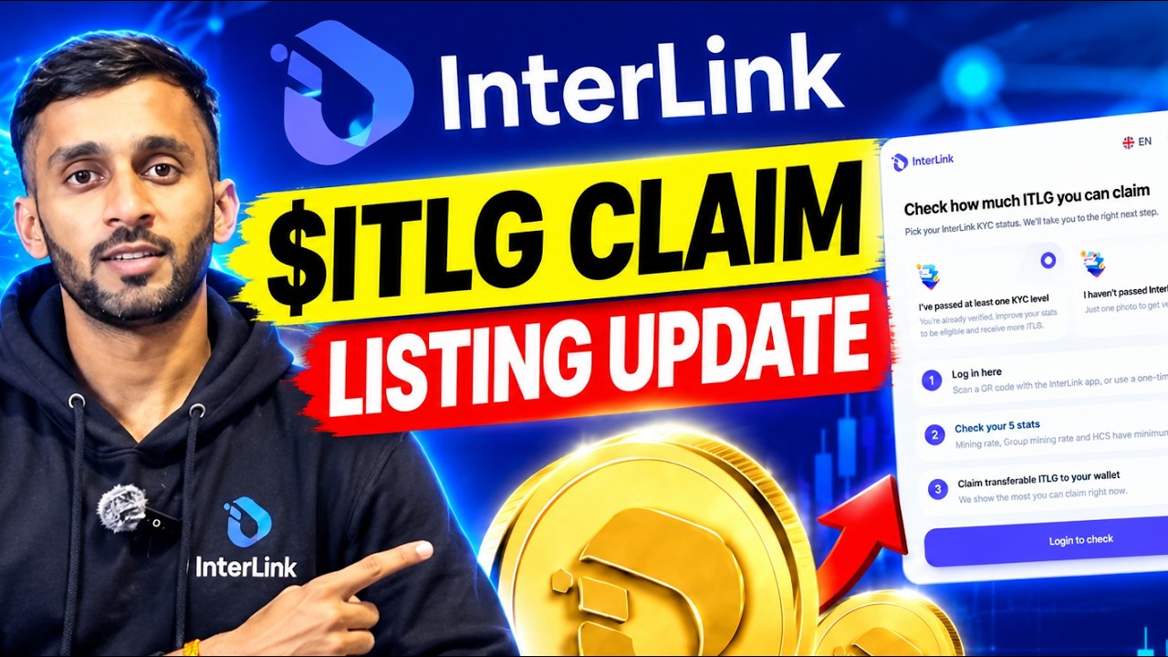 📌INTERLINK NETWORK✅️$ITLG TOKEN CLAIM💯INTERLINK LISTING UPDATE