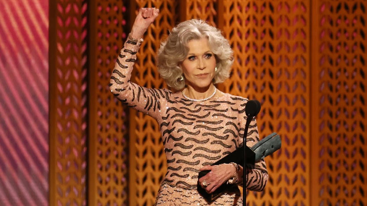 Watch Jane Fonda’s 'Woke' Message During Life Achievement Award Speech at SAG Awards