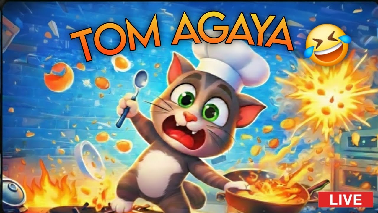 Talking Tom is Live 😂