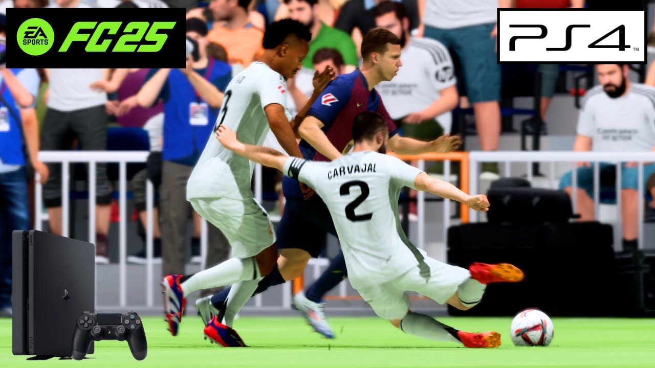 FC 25 - Gameplay PS4 - Real Madrid vs Barcelona (1080p 60fps)