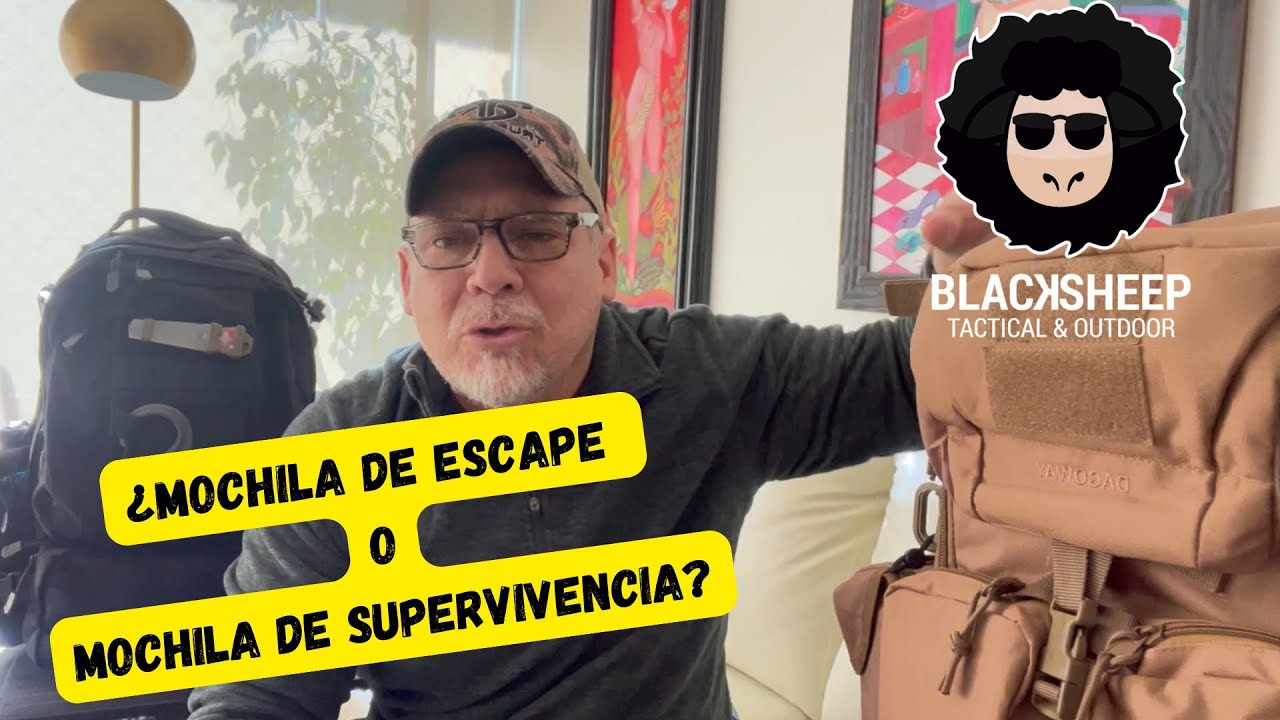 Mochila de escape o mochila de supervivencia