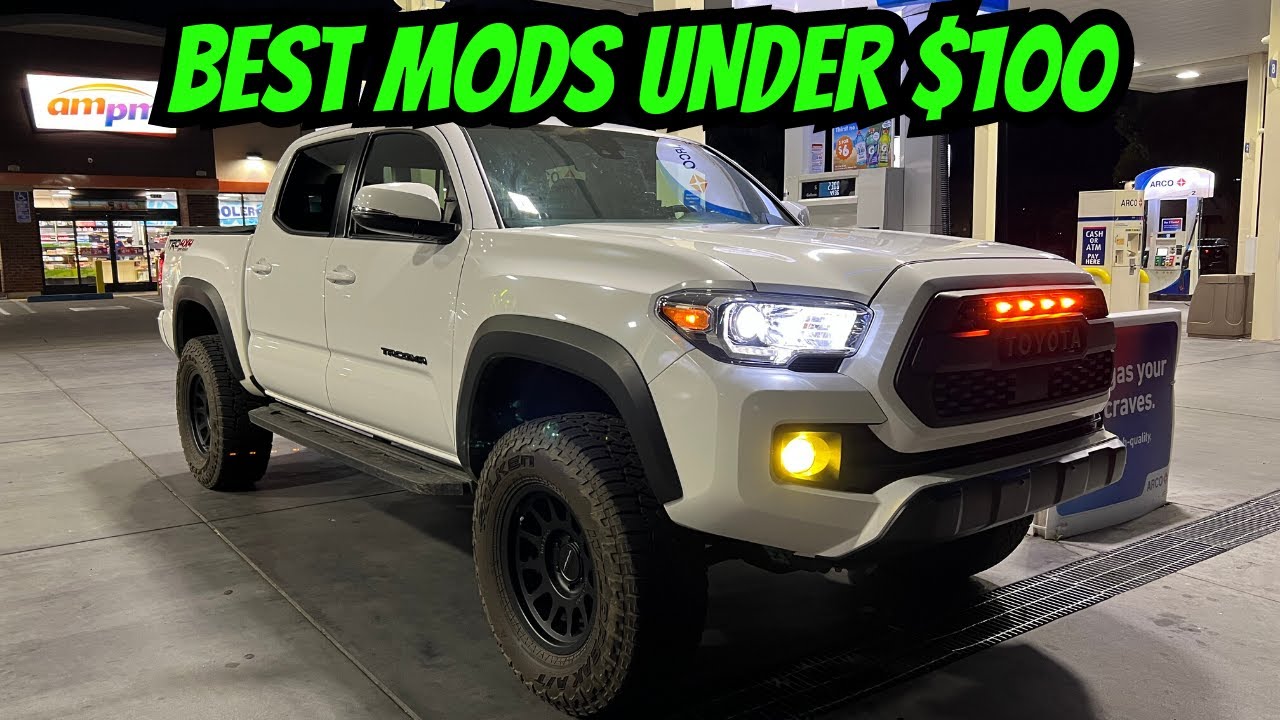 Must Have!! 2016 - 2023 Toyota Tacoma TRD LED Raptor Grill Lights and LED Fog Lights Install