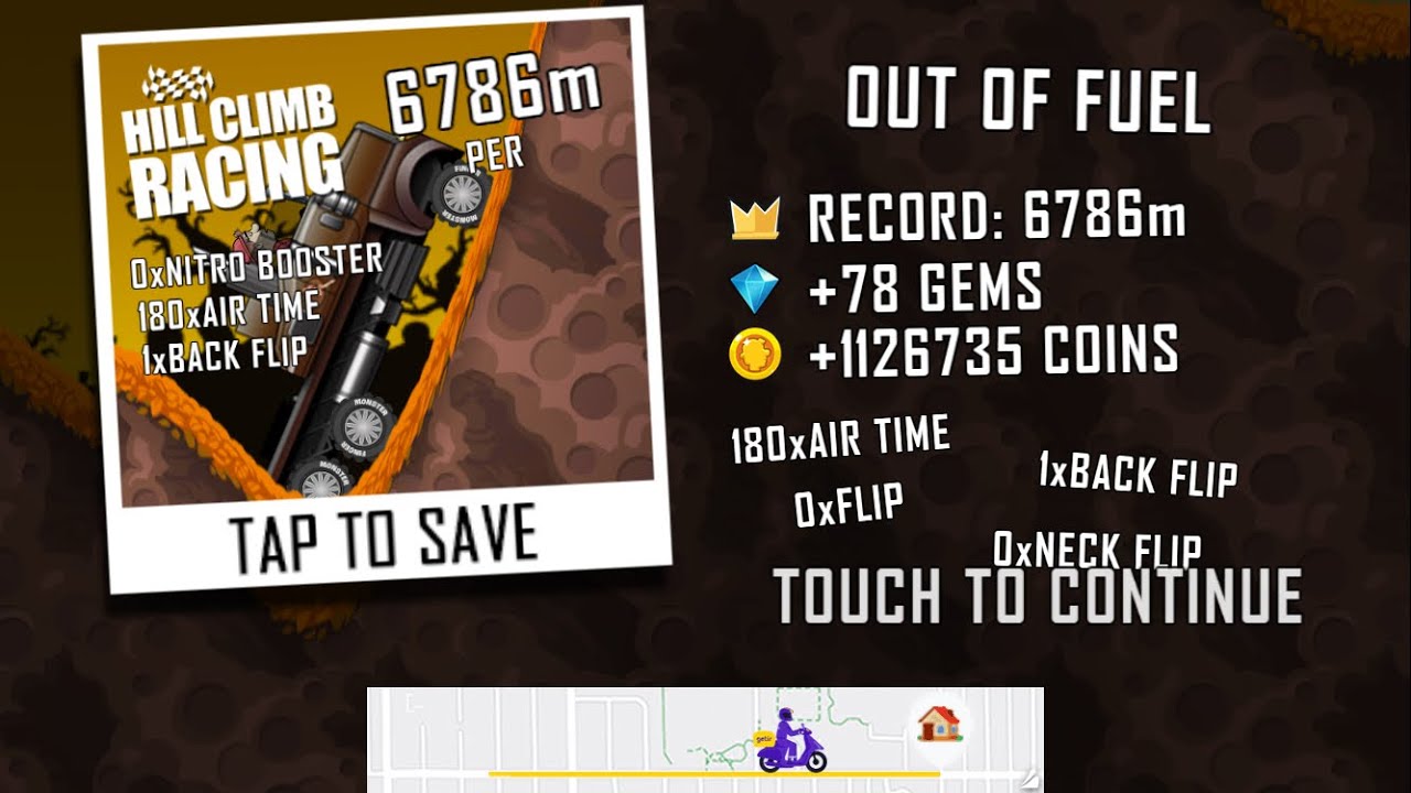 [Former WR] Hill Climb Racing: Truck + Haunted 6786m