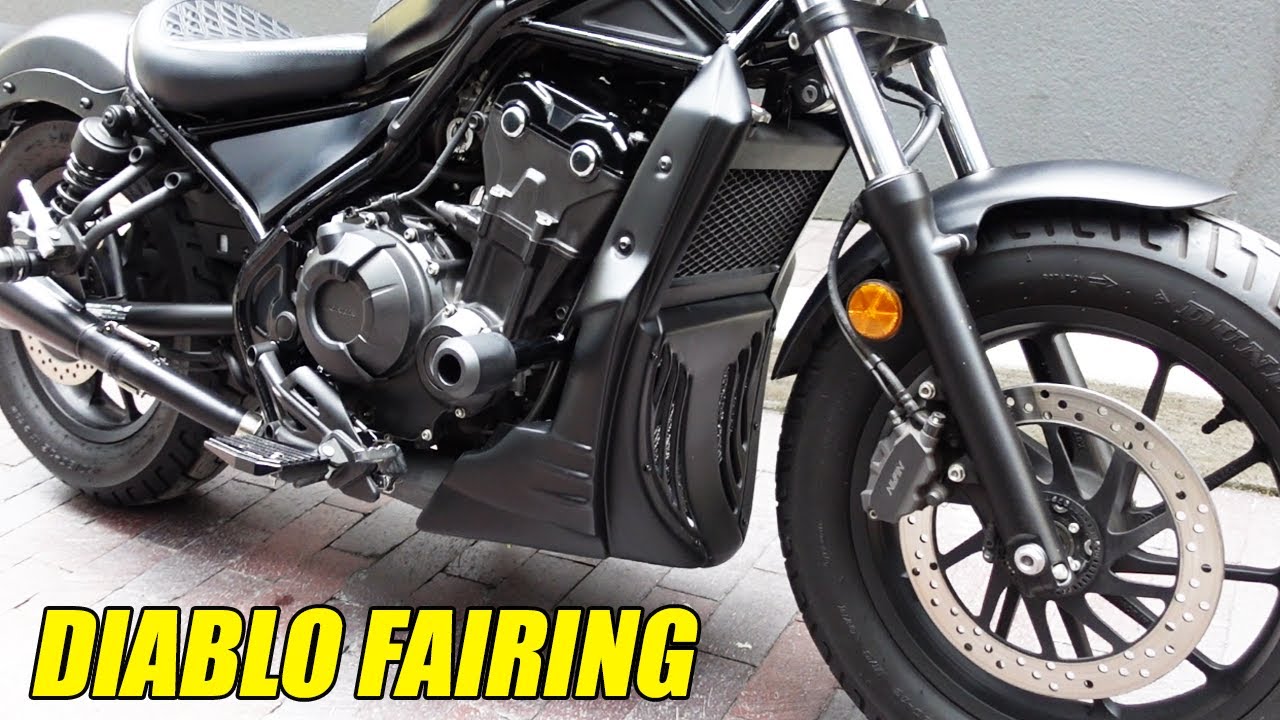 Diablo Lower Fairing Install - Honda Rebel 500