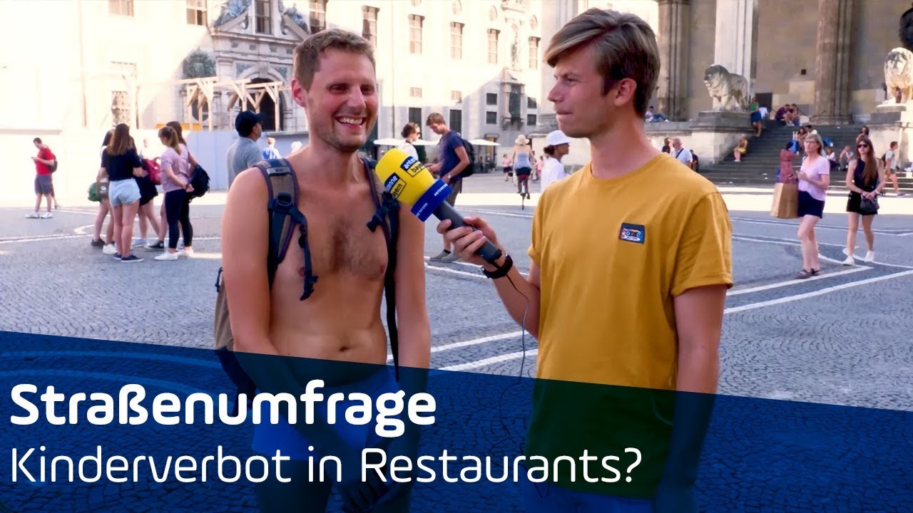 Kinderverbot in Restaurants | Straßenumfrage | ANTENNE BAYERN