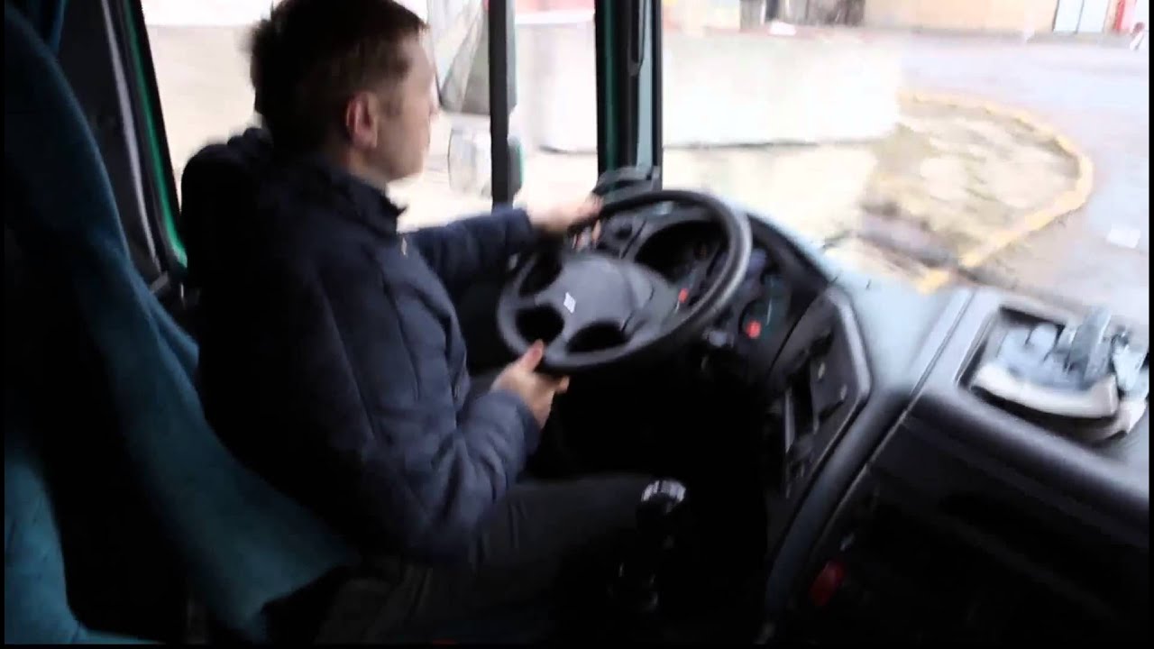 Тягач DAF 95 - проверка, внешний осмотр и заезд