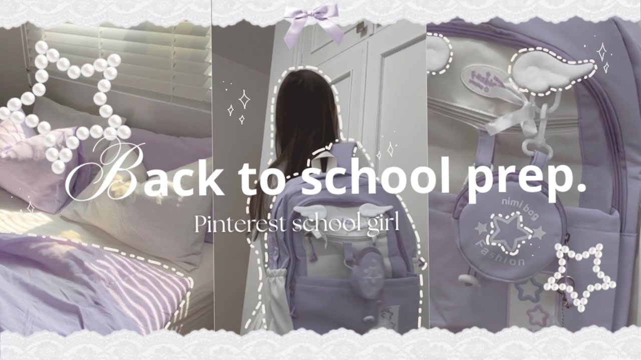 back to school prep.✏️🎀 | pinterest school girl, unboxing, shopping, goals, haul ౨ৎ