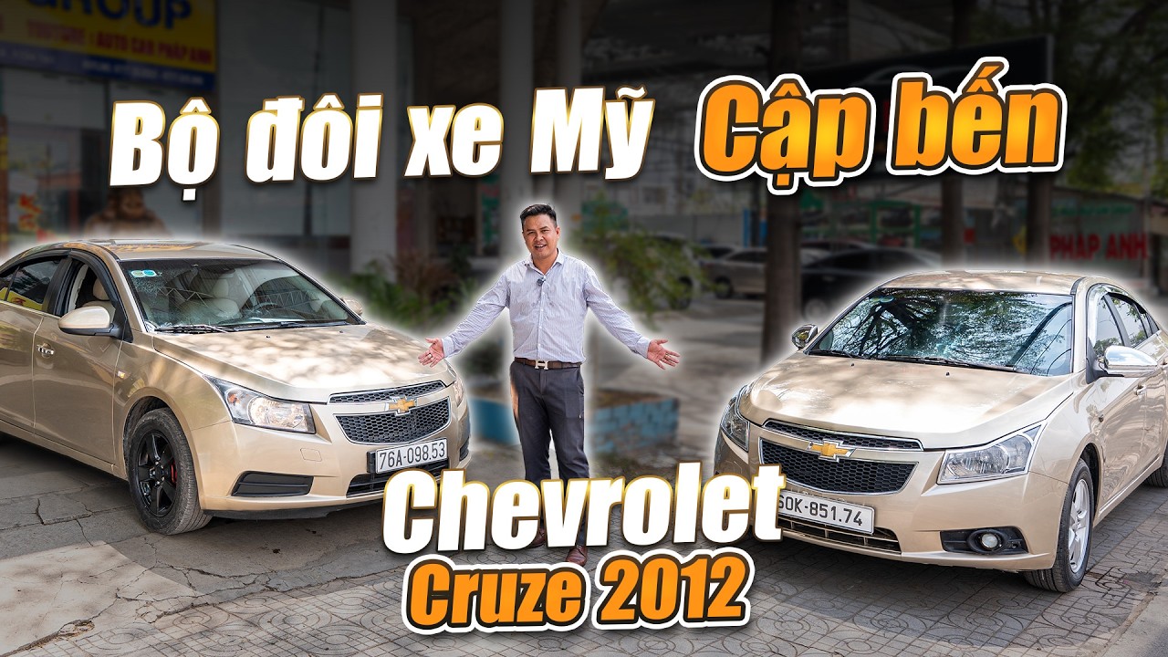 Bộ đôi xe Mỹ cập bến Pháp Anh - CHEVROLET CRUZE 2012 | Auto Car Pháp Anh