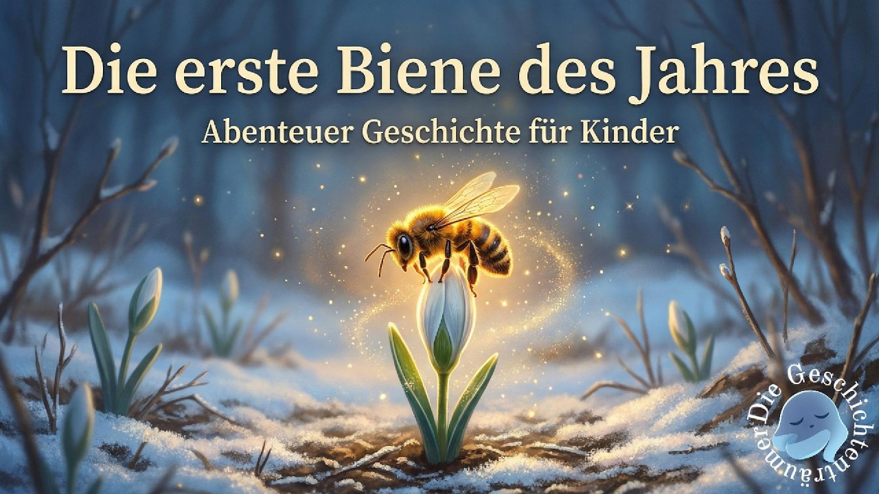 Die erste Biene des Jahres – Eine sanfte Gute Nacht Geschichte über Hoffnung und Neubeginn