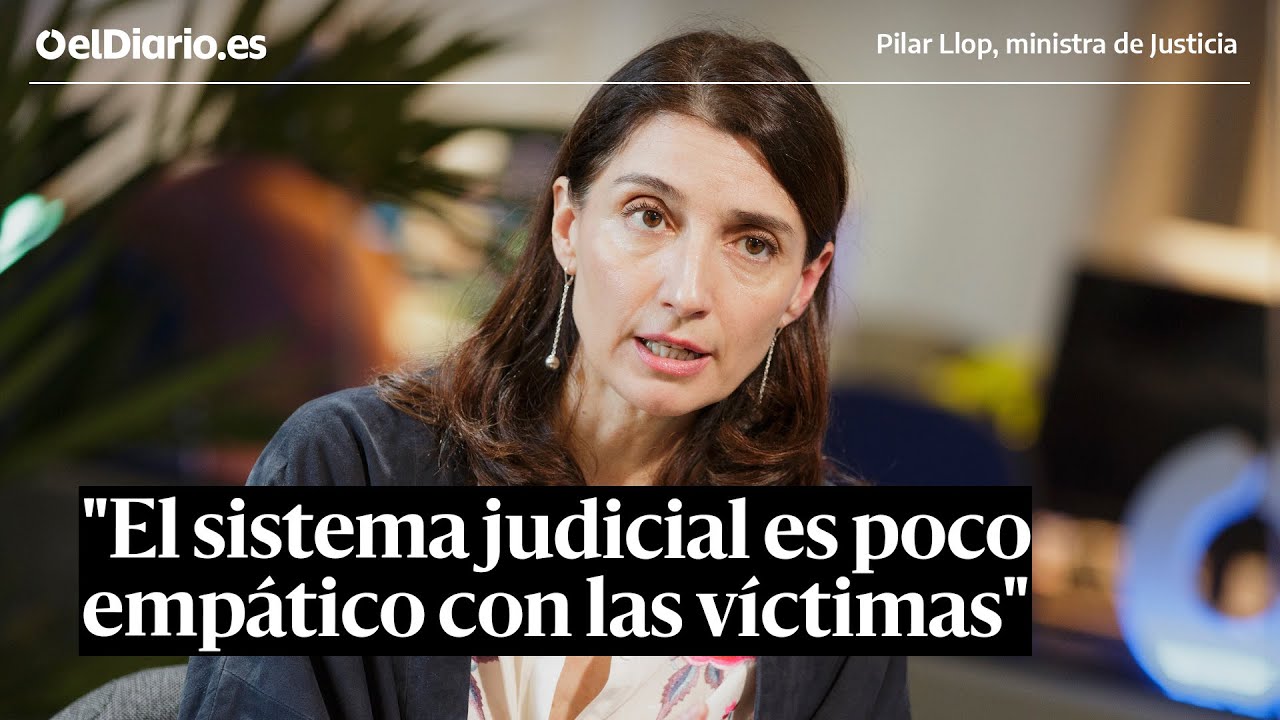 Pilar Llop, ministra de Justicia: 