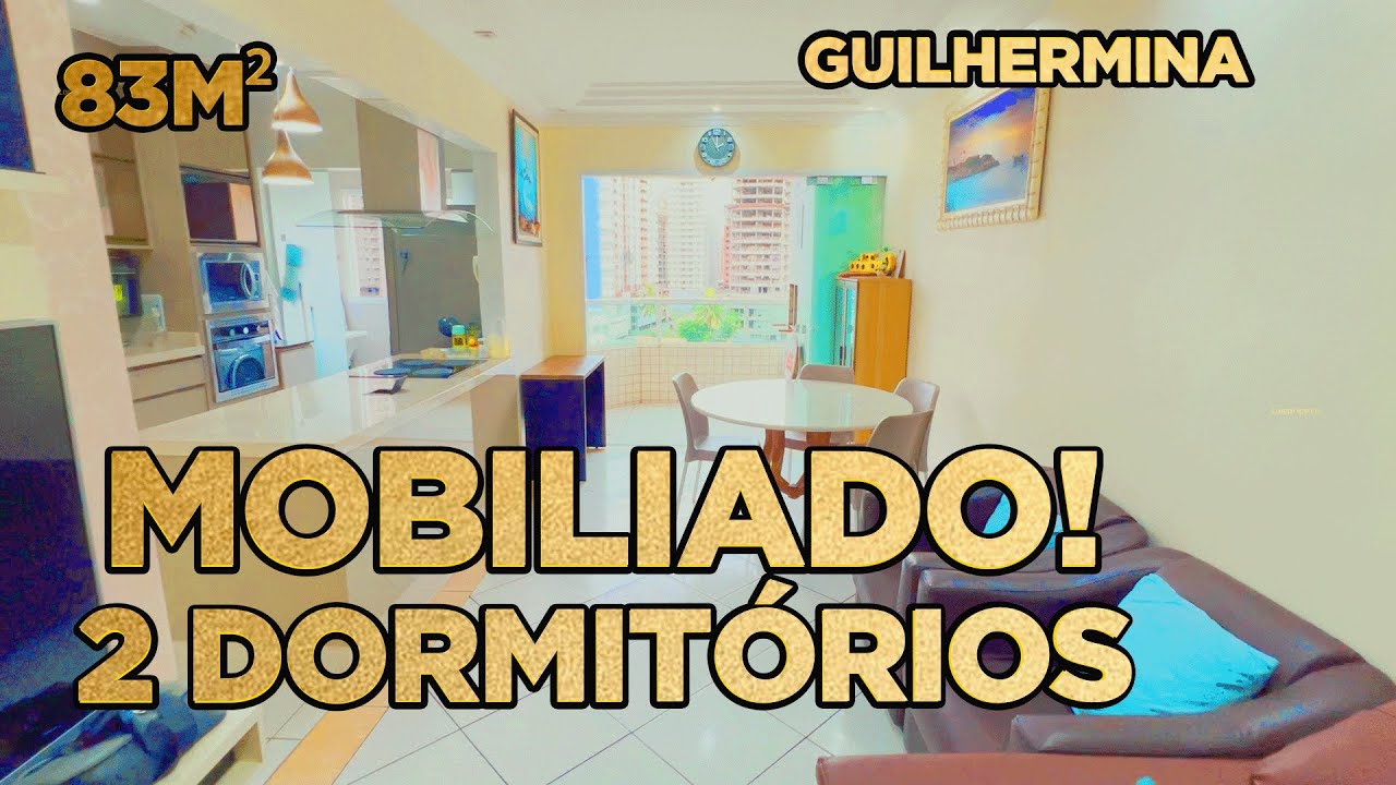 APARTAMENTO 2 DORMITÓRIOS À VENDA COM VISTA LIVRE | NA GUILHERMINA | PRAIA GRANDE | SP