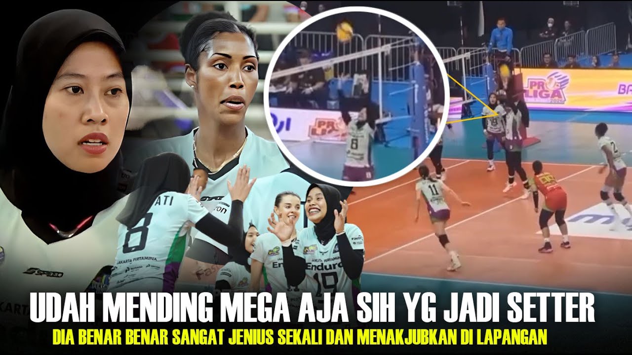 Wilma Sampai Kaget!! Tak Percaya Lihat Skills Mega jd Setter Dadakan : Lebih Jenius Ketimbang Tisya