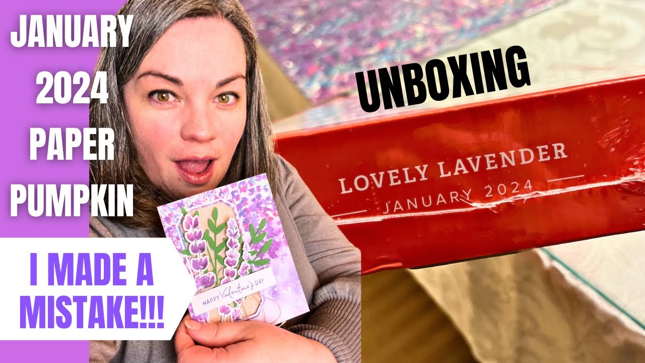 January 2024 Paper Pumpkin Kit Unboxing: A Lovely Lavender Surprise! Get All the Details Here!