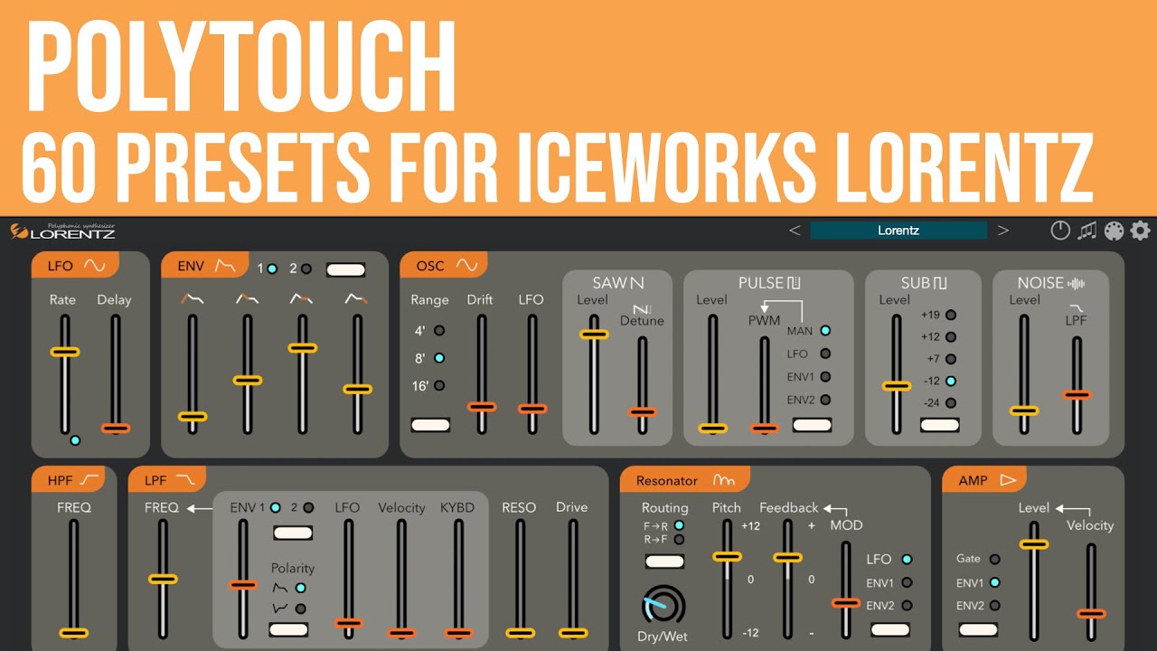 PolyTouch Expansion for Lorentz IOS Synthesizer (Now Available)