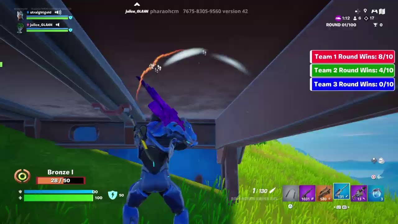 Fortnite 2v2v2 teaming with Kelvin