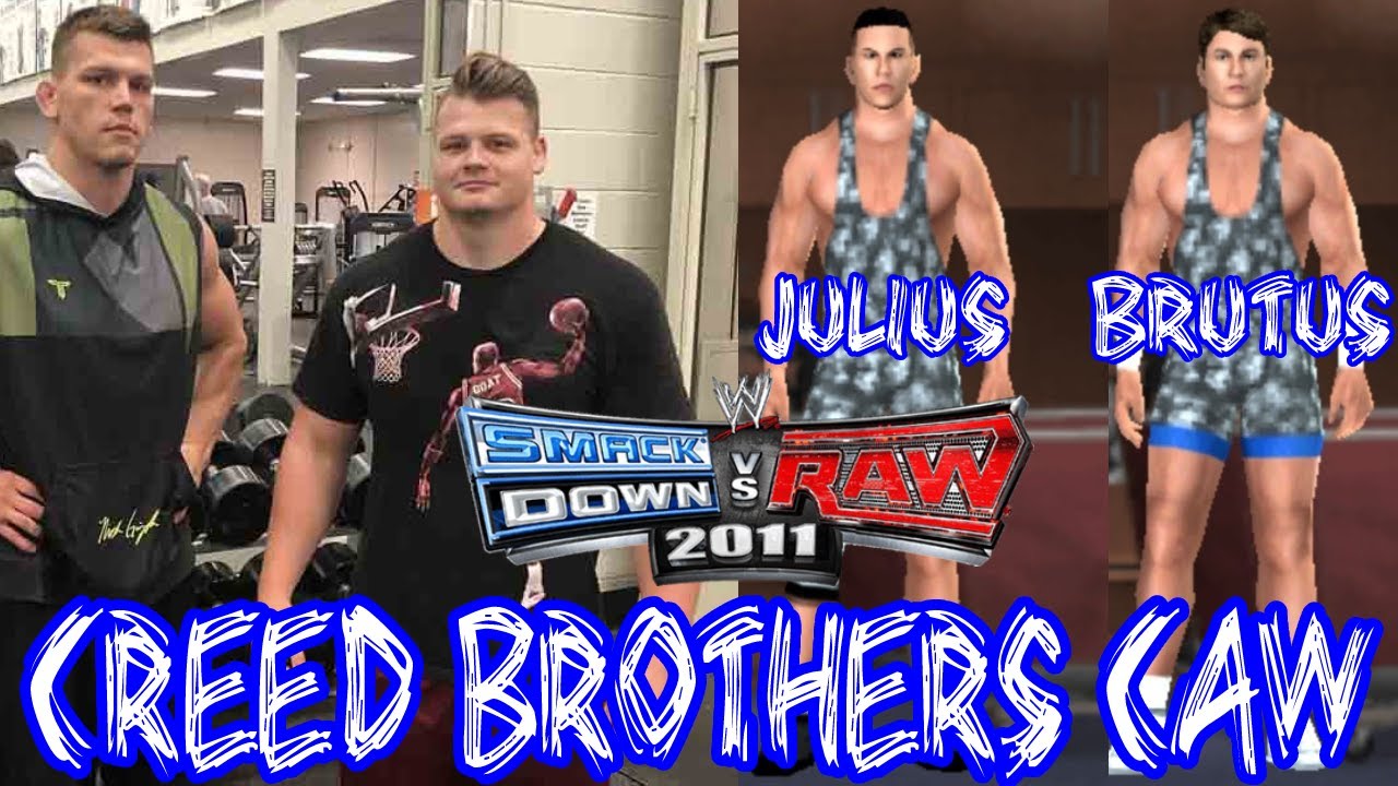WWE SvR 2011 The Creed Brothers (Julius & Brutus) CAW PSP