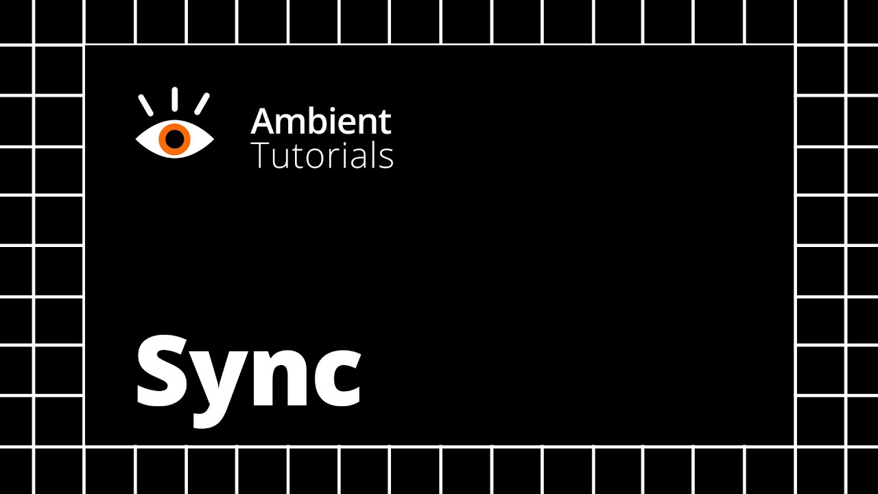 Synchronization Tutorial