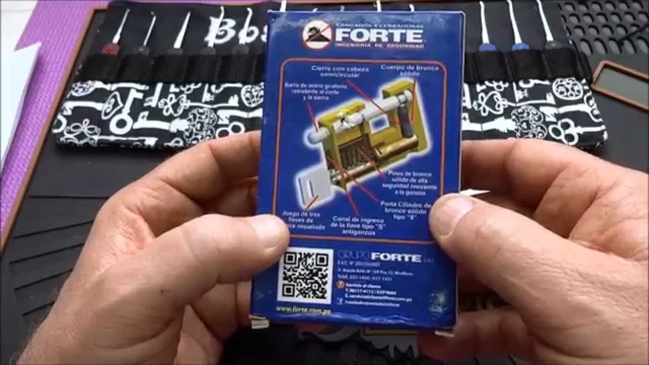 (528) Forte F-100 Peruvian Shutter Lock Picked Open
