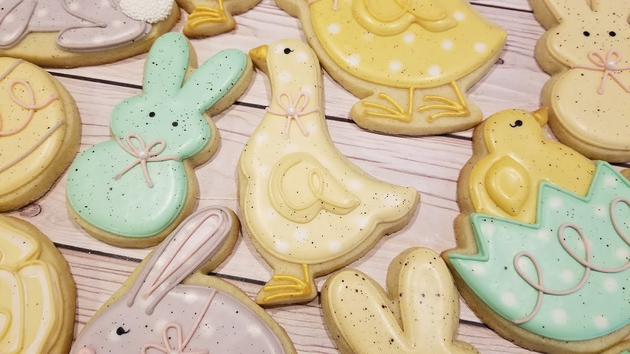 Easter Goose Decorated Sugar Cookies on Kookievision