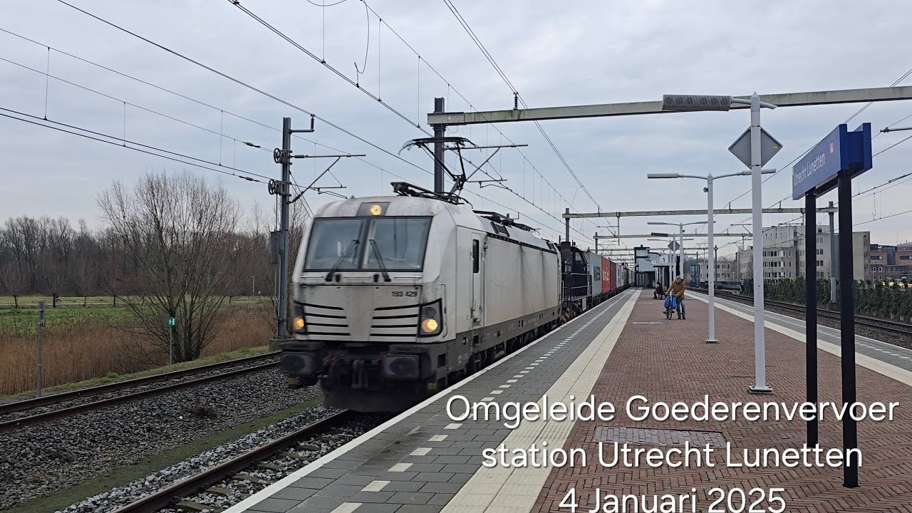 Omgeleide Goederenvervoer bij station Utrecht Lunetten!