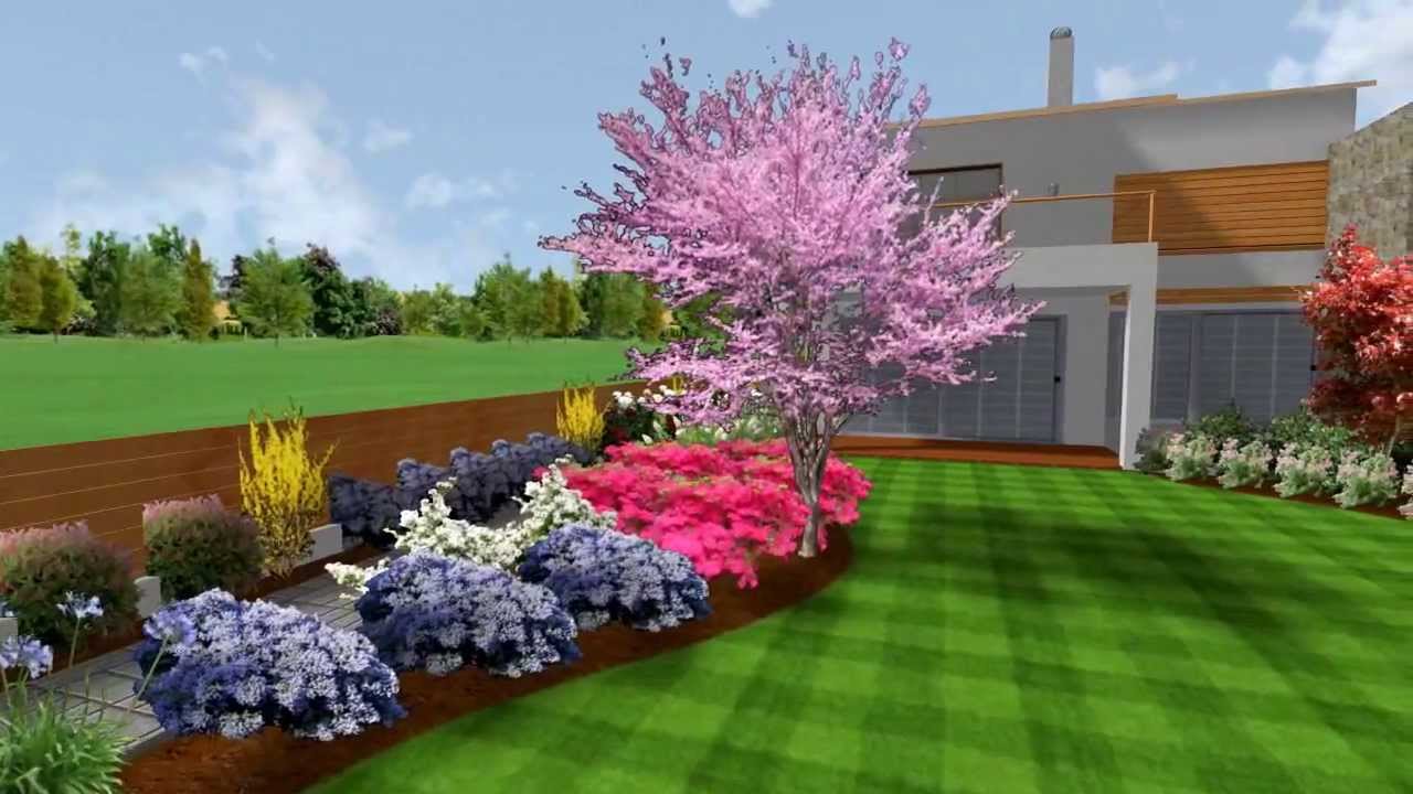 Φωτορεαλιστική μελέτη 3d - Σχέδιο κήπου - διαμόρφωσης περιβάλλοντος χώρου κατοικίας στην Αττική