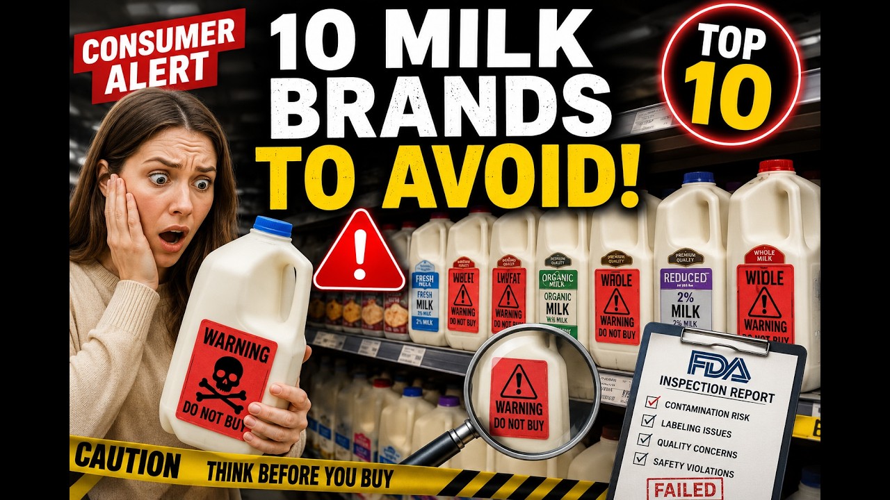 10 Milk Brands Sold in the USA to AVOID Right Now | What Every Consumer Should Know