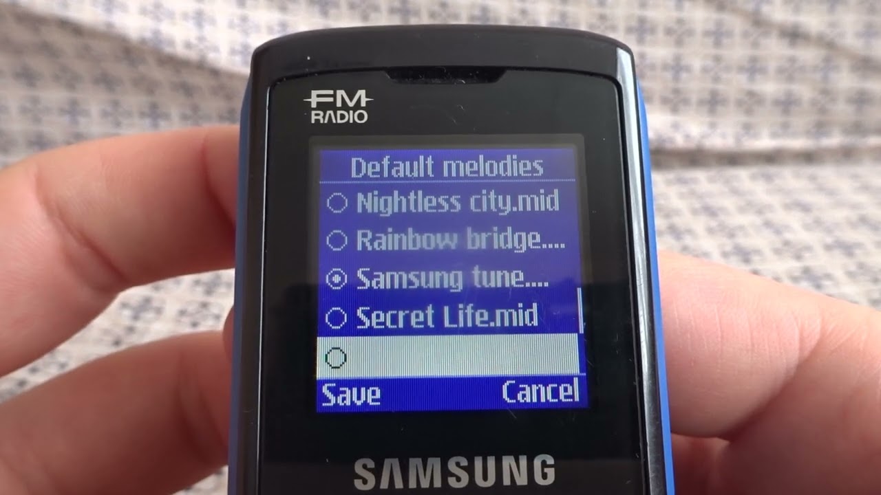 Samsung GT-E1105F ringtones