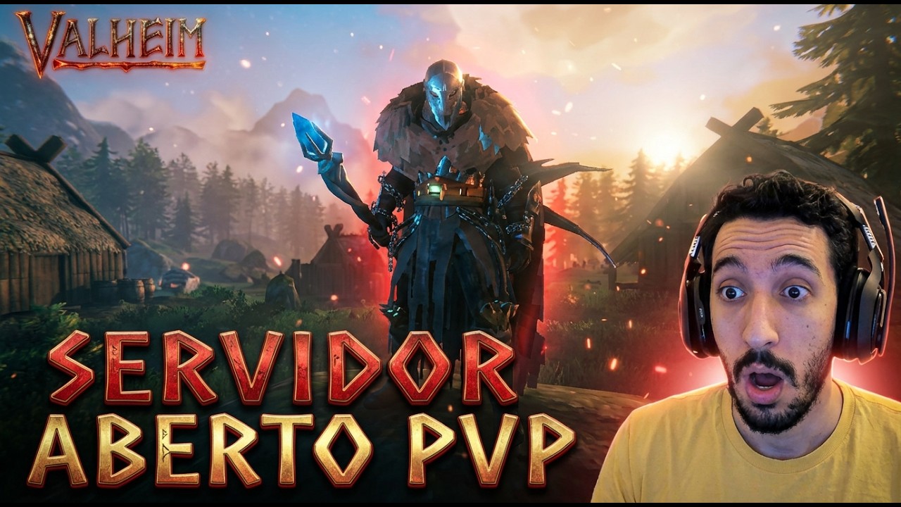 Servidor de Valheim! O PVP VAI CANTAR! - Valheim