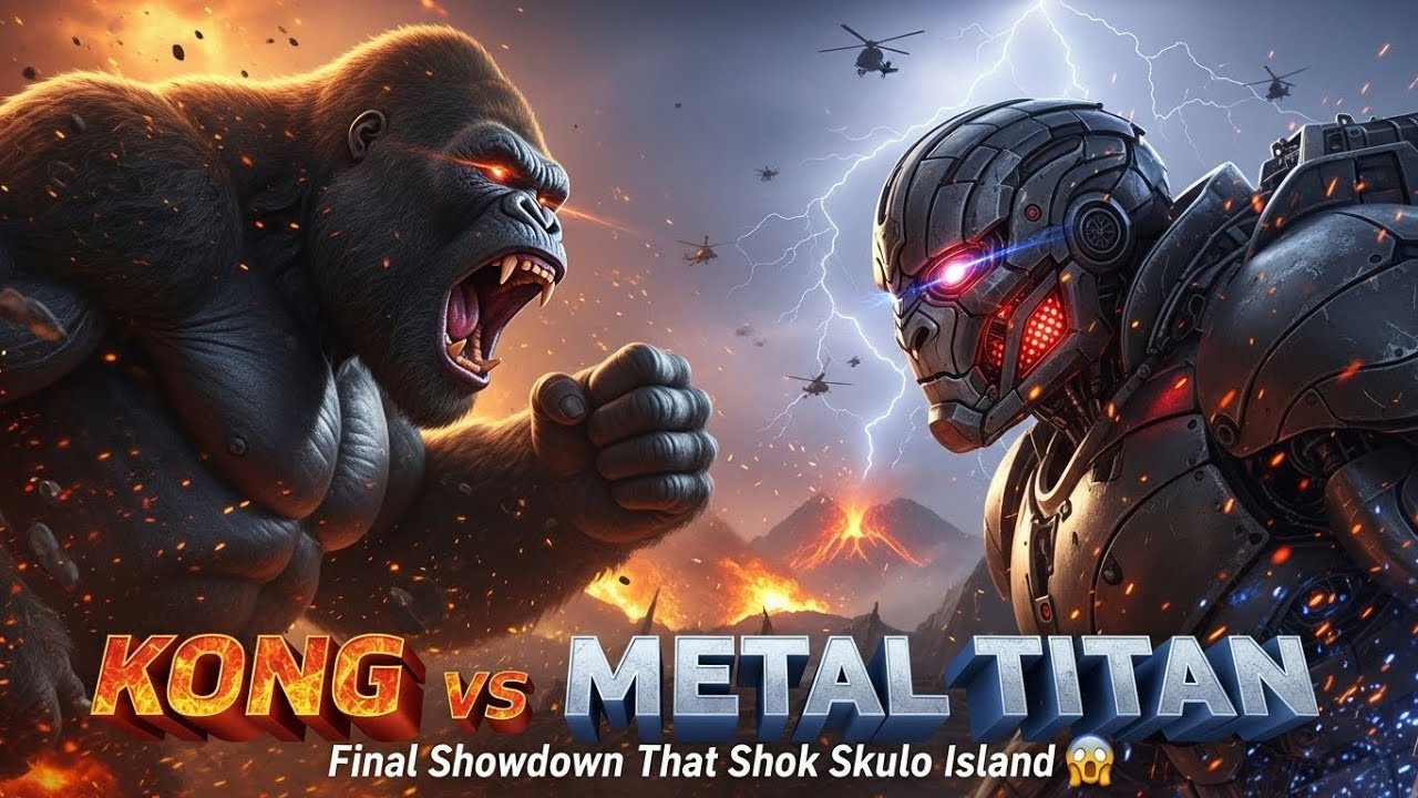 BRUTAL DESTRUCTION | Kong's Last Stand Against Metal Titan