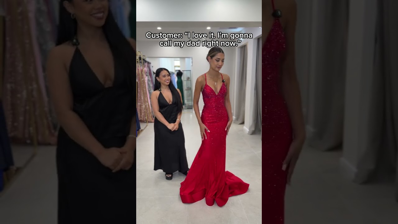 When The Sales Girl Has Your Back  #dress #fashion #promdress #Prom
