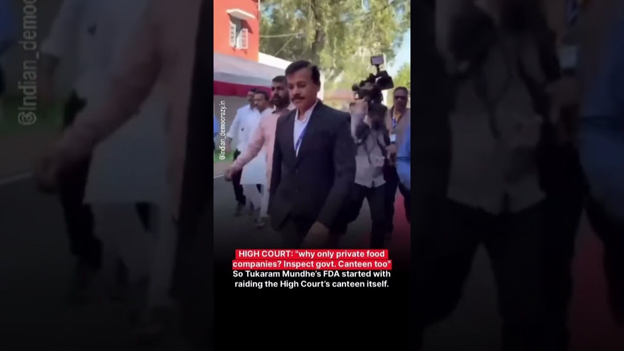 IAS Tukaram mundhe started FDA with raiding the high court's canteen #viral #fyp #trending #explore