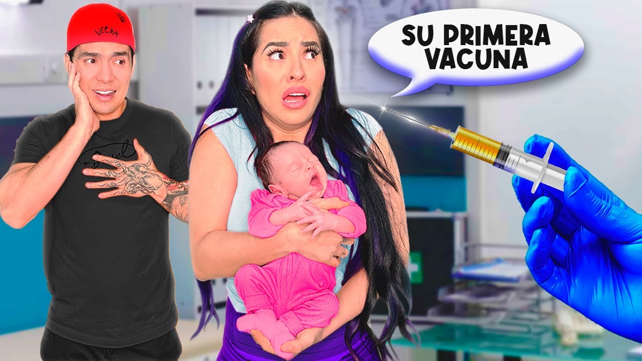 SU PRIMERA VACUNA DE NUESTRA HIJA NASYA *Sentimos horrible* 😭💔| Karla Bustillos