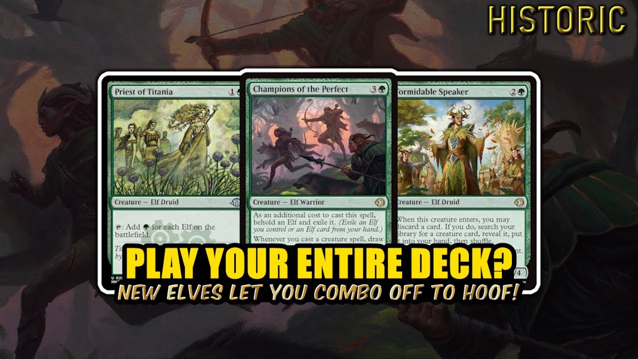 🌿 New Elves Make Comboing Off EASY! New Elves Deck! | Historic BO3 | MTG Arena