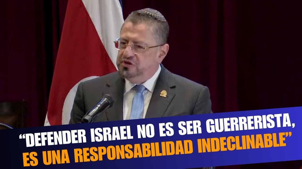 Chaves: “Defender la existencia del Estado de Israel no es ser guerrerista”