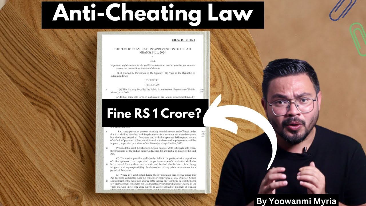 |Anti-Cheating Law?| Lada lap ba leh thok ha ki Exam -Fine Rs 1 Crore|Jail- 10 Snem|