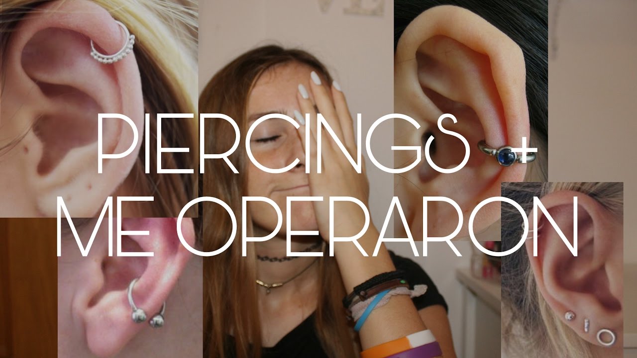 EXPERCIENCIA PIERCINGS: 1º, 2º Y 3º PENDIENTE, HELIX Y CONCH