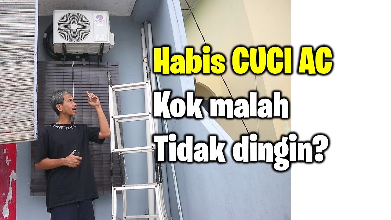 AC tidak dingin setelah dicuci tukang?