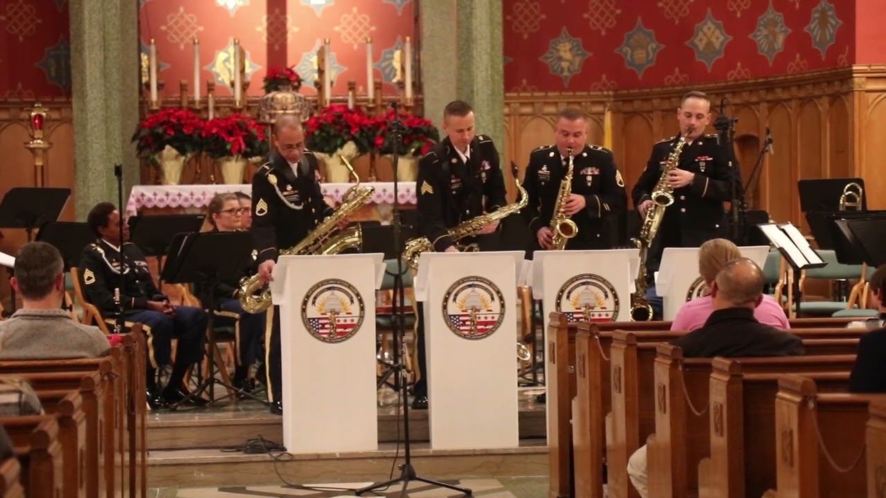 Carol of the Bells performed by Silver Line Sax of the 257th Army Band
