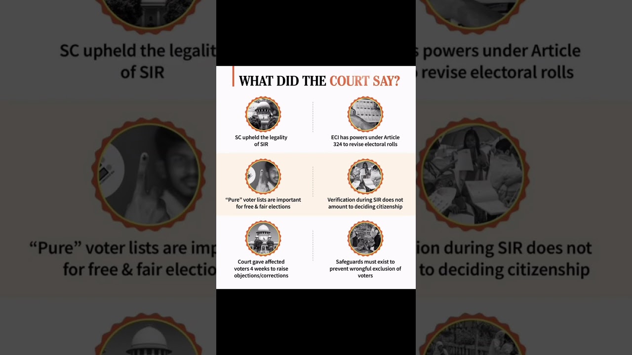 🔥 Supreme Court's Big Decision on Voter Verification Explained #TrendingNews#BreakingNews#india