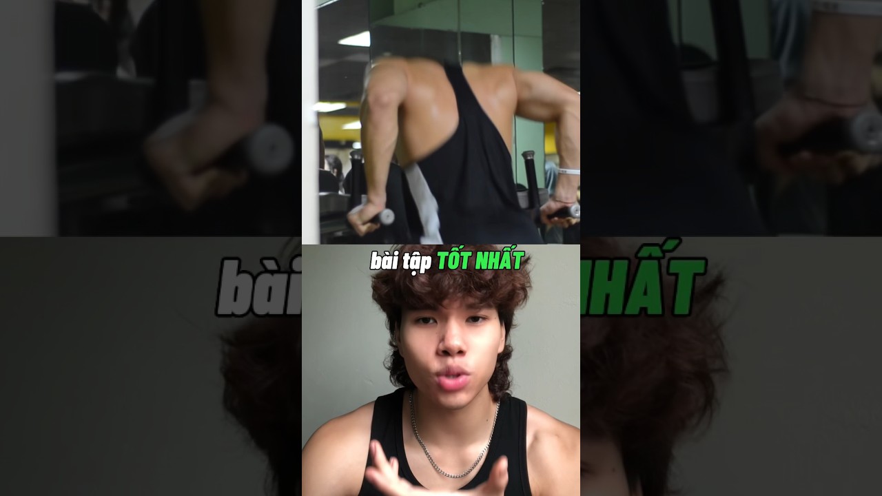 TOP 3 B&Agrave;I TẬP TAY SAU TỐT NHẤT | TOP 3TRICEP EXCERCISES FOR MASS #gym #bodybuilding  #fitness