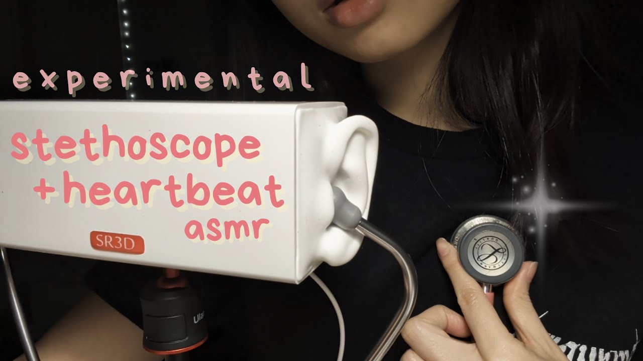 experimental stethoscope asmr pt 2! (half heartbeat, half stethoscope triggers)